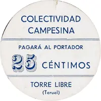 25 Céntimos Torre Libre