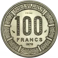 100 Francs Pattern