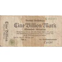 1 000 000 000 000 Mark Deutsche Reichsbahn