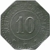 10 Pfennig - Regen Josef Schrank Goldwaren and Uhrengeschäft