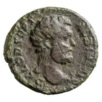 Dupondius - Clodius Albinus COS II S C, Asclepius