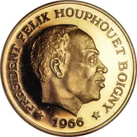 100 Francs CFA Félix Houphouët-Boigny