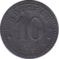 10 Pfennig - Unterweserstädte