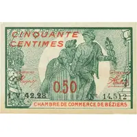 50 Centimes - Chambre de Commerce de Béziers [34]