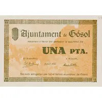1 Peseta Gósol