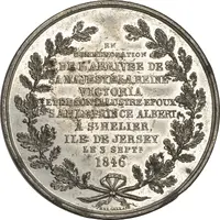 Medal Visit of Victoria and Albert to Jersey