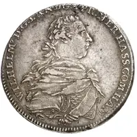 1 Thaler - William IX Konventionstaler
