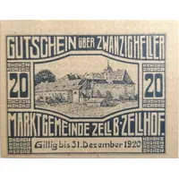 20 Heller Zell bei Zellhof