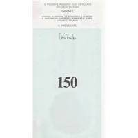 150 Lire - Cassa di Risparmio di Trento e Rovereto