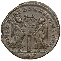 Centenionalis - Decentius VICTORIAE DD NN AVG ET CAE, Treveri