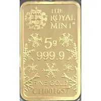Bullion Bar - 5 g Gold Christams