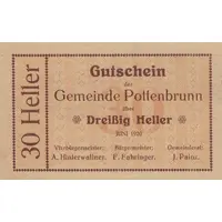 30 Heller Pottenbrunn