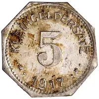 5 Pfennigs - Eisleben Mansfeldsche Gewerkschaft