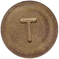 Telephone Token - T Kamenets-Podolsky