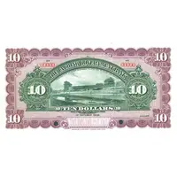 10 Dollars Ta-Ching Government Bank, unissued