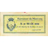 25 Céntimos Mont-roig