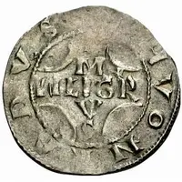 Denier - Pilgrim and emperor Conrad II Andernach mint, temple with X