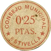 0.25 Pesetas Estivella