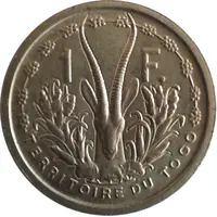 1 Franc Union Française Pattern