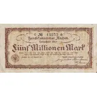 5 000 000 Mark Handelskammer