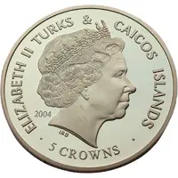 5 Crowns - Elizabeth II Imperial Crown of India, Gold Plated