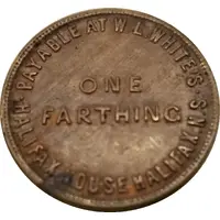 1 Farthing W.L. White's Halifax House