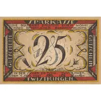 25 Pfennig Sparkasse