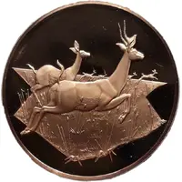 Medal - East African Wild Life Society Thomson's gazelles