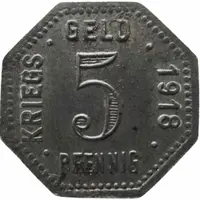 5 Pfennig - Mengen