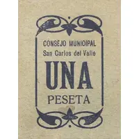 1 Peseta San Carlos del Valle