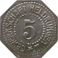 5 Pfennig - Heldrungen Gewerkschaft Heldrungen II