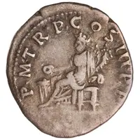 Denarius - Trajan P M TR P COS III P P, Concordia