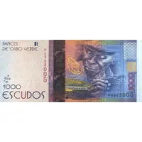 1000 Escudos holographic strip