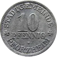 10 Pfennig - Pforzheim