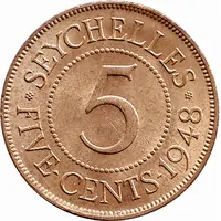 5 Cents - George VI