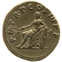 Aureus - Trajan P M TR P COS III P P, Germania