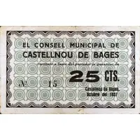 25 Céntimos Castellnou de Bages