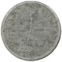 1 Peso Culion Island Leper Colony