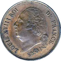 5 Centimes - Louis XVIII Pattern