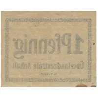 1 Pfennig Überlandzentrale Anhalt