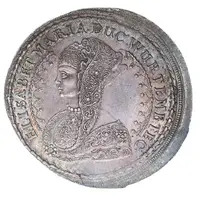 1 Thaler - Sylvius II Frederick Death of Elisabeth Maris