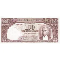 100 Lira Atatürk