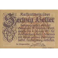 60 Heller St. Johann in Tirol