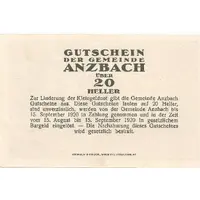 20 Heller Anzbach