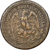 20 Centavos Pointed wings, Cast