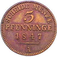 3 Pfenninge - Paul Alexander Leopold II