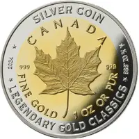 500 Francs CFA Canadian Maple Leaf