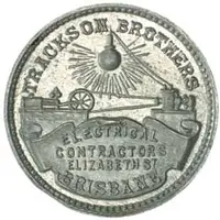 Medal - Brisbane Exhibition Trackson Brothers