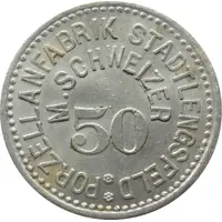 50 Pfennig - Stadtlengsfeld Porzellanfabrik M. Schweizer