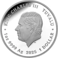 1 Dollar - Charles III Tiger Snake